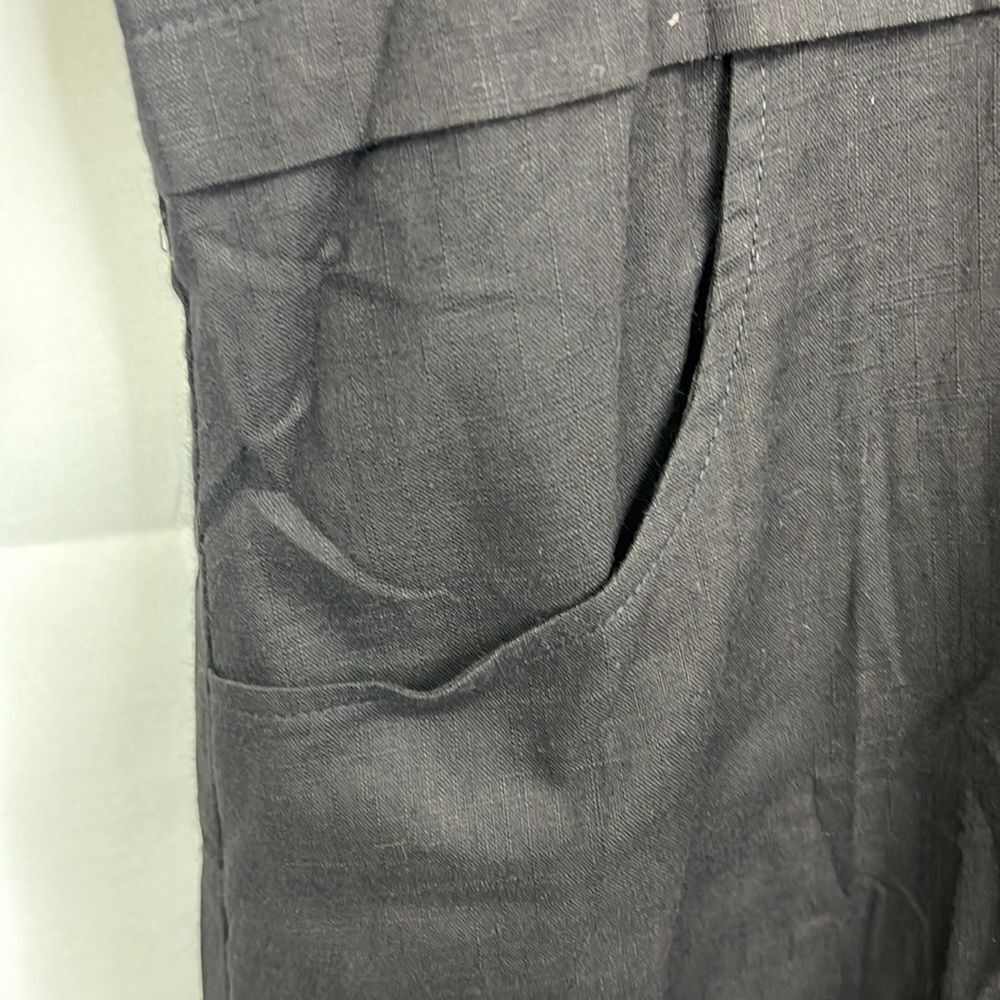 Hotouch black linen shirt dress coverup NWT size XXXL - Picture 6 of 12